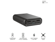 Външни батерии Trust Pacto Pocket-size Powerbank 10.000 mAh