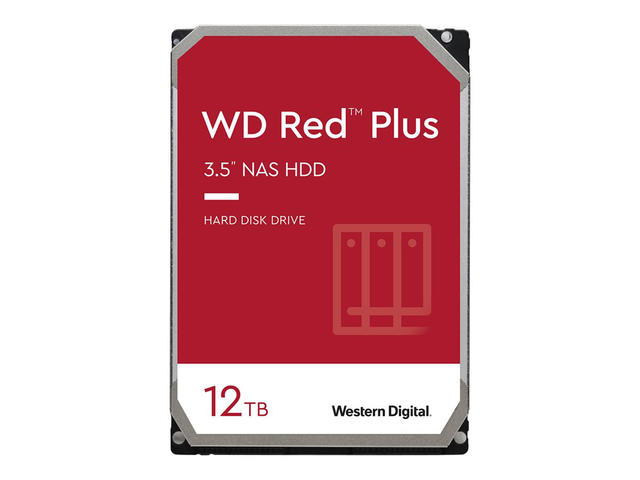 Твърди дискове 12TB 7200rpm Western Digital Red Plus NAS