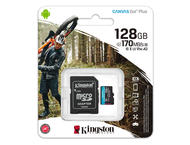 Карти памет 128GB Kingston Canvas Go! Plus microSD Memory Card