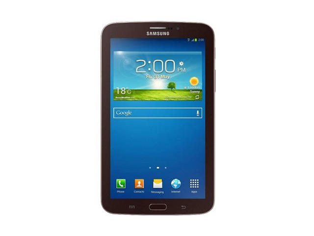 Таблети Samsung SM-T2100 Galaxy Tab 3 7.0 8GB, кафяв цвят