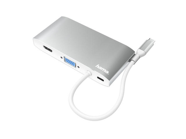 USB Хъб Hama USB-C концентратор, многопортов