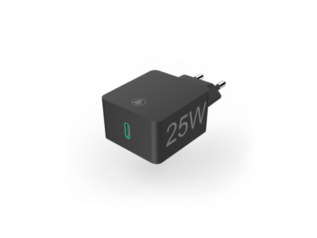 Зарядни устройства Hama, Power Delivery (PD) / Qualcomm®, 25 Watt, черно