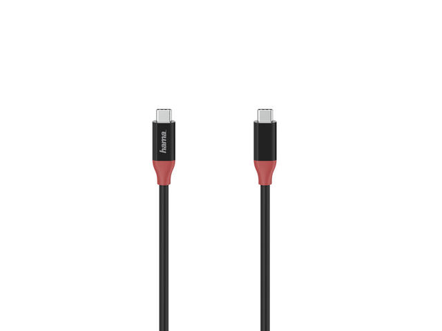 Кабели и Адаптери  Hama USB-C Cable, eMarker, USB 4 Gen3, 40 Gbit/s, 0.80 метра