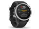 Смарт часовници Garmin Fenix 6S Solar Silver with Black Band