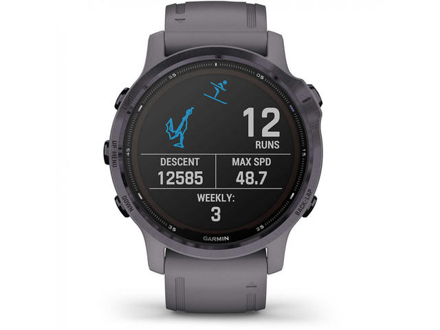 Смарт часовници Garmin Fenix 6S Pro Solar Amethyst Steel / Shale Gray 
