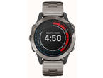 Смарт часовници Garmin Quatix 6 Titanium Grey with Titanium Band 