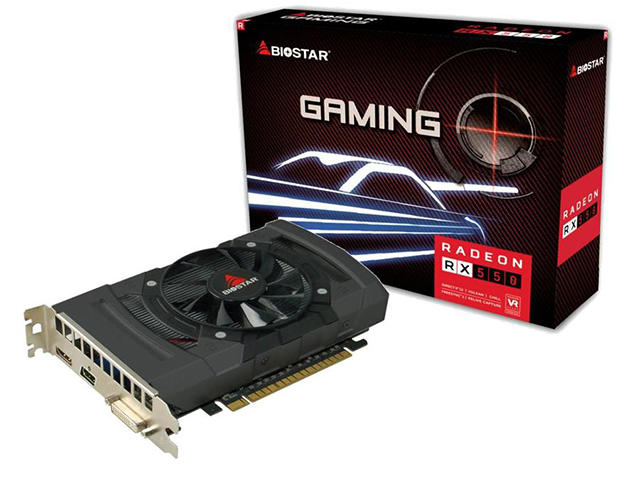 Видео карти Biostar Radeon RX550 2GB GDDR5
