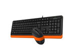 Клавиатури A4tech Fstyler, оранжев/син