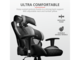 Геймърски столове TRUST GXT 707G Resto, в сиво