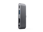 USB Хъб Satechi Aluminium TYPE-C Mobile Pro Hub, Space Grey