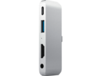 USB Хъб Satechi Aluminium TYPE-C Mobile Pro Hub, Silver