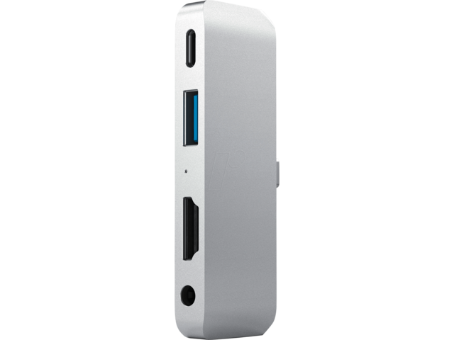 USB Хъб Satechi Aluminium TYPE-C Mobile Pro Hub, Silver