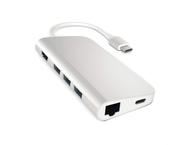 USB Хъб Satechi Aluminium TYPE-C USB Hub - Silver