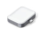 Зарядни устройства Satechi USB-C Wireless Charging Dock for AirPods (5W) - Space Grey