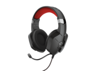 Слушалки Trust GXT 322B Carus, в черно-червено