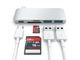 USB Хъб Satechi Aluminium TYPE-C Passthrough USB Hub - Silver