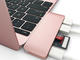 USB Хъб Satechi Aluminium TYPE-C Passthrough USB Hub - Rose Gold