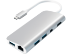 USB Хъб Satechi Aluminium TYPE-C Multimedia Adapter - Silver