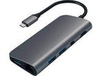 USB Хъб Satechi Aluminium TYPE-C Multimedia Adapter - Space Gray