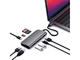 USB Хъб Satechi Aluminium TYPE-C Multimedia Adapter - Space Gray