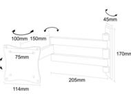 Стойки и маси NewStar Neomounts FPMA-W830BLACK