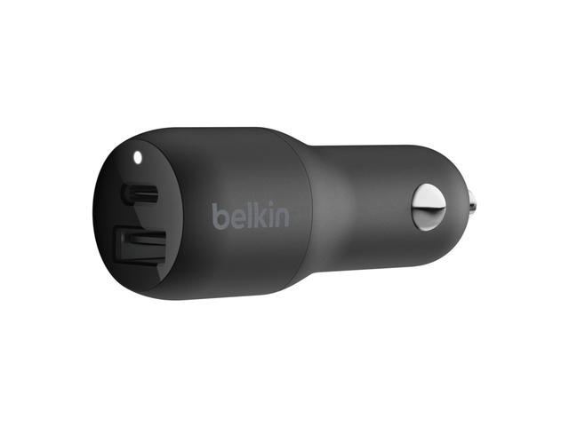 Зарядни устройства Belkin 32W USB-C PD + USB-A Car Charger