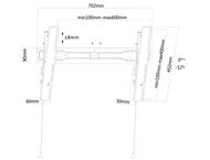 Стойки и маси NewStar Neomounts LED-W650BLACK