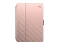 Калъфи за таблети Speck iPad 8 (2020), iPad 7 (2019) 10.2 inch BALANCE FOLIO CLEAR (ROSE GOLD WOVEN METALLIC/CLEAR)