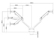 Стойки и маси NewStar Neomounts FPMA-D750DBLACK
