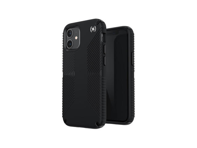 Калъфи Speck iPhone 12 mini PRESIDIO2 GRIP - BLACK/BLACK/WHITE