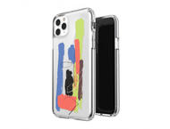 Калъфи Speck iPhone 11 Presidio Clear + Print за Pro Max - Paintsplatter Blue/Clear