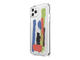 Калъфи Speck iPhone 11 Presidio Clear + Print за Pro Max - Paintsplatter Blue/Clear