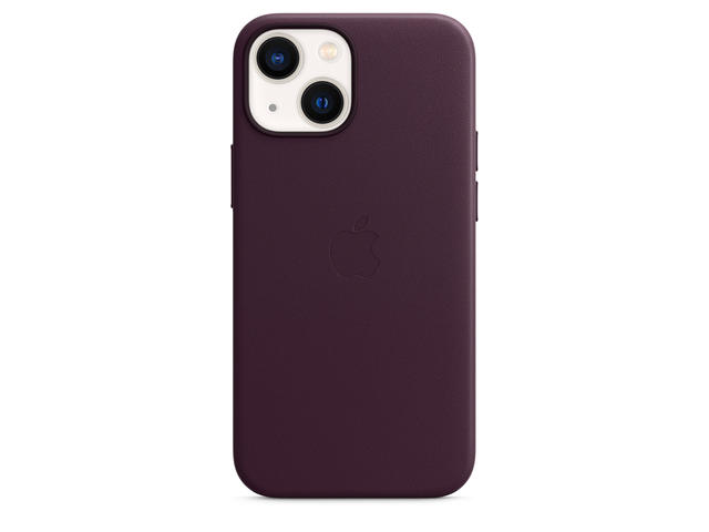 Калъфи Apple iPhone 13 mini Leather Case with MagSafe - Dark Cherry