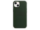 Калъфи Apple iPhone 13 Leather Case with MagSafe - Sequoia Green