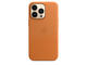 Калъфи Apple iPhone 13 Pro Leather Case with MagSafe - Golden Brown