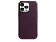 Калъфи Apple iPhone 13 Pro Leather Case with MagSafe - Dark Cherry