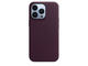 Калъфи Apple iPhone 13 Pro Leather Case with MagSafe - Dark Cherry