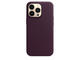Калъфи Apple iPhone 13 Pro Leather Case with MagSafe - Dark Cherry