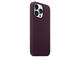 Калъфи Apple iPhone 13 Pro Leather Case with MagSafe - Dark Cherry