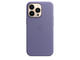 Калъфи Apple iPhone 13 Pro Leather Case with MagSafe - Wisteria