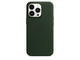 Калъфи Apple iPhone 13 Pro Leather Case with MagSafe - Sequoia Green