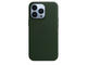 Калъфи Apple iPhone 13 Pro Leather Case with MagSafe - Sequoia Green