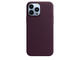 Калъфи Apple iPhone 13 Pro Max Leather Case with MagSafe - Dark Cherry