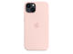 Калъфи Apple iPhone 13 Silicone Case with MagSafe - Chalk Pink
