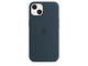 Калъфи Apple iPhone 13 Silicone Case with MagSafe - Abyss Blue