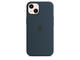 Калъфи Apple iPhone 13 Silicone Case with MagSafe - Abyss Blue