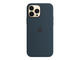 Калъфи Apple iPhone 13 Pro Max Silicone Case with MagSafe - Abyss Blue