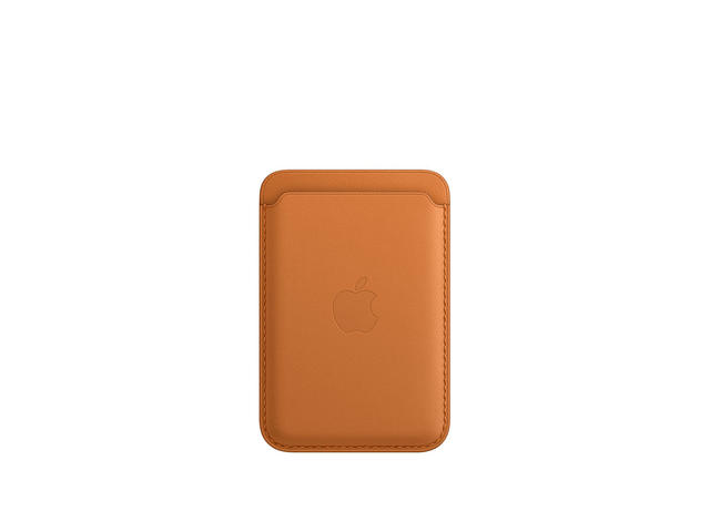 Калъфи Apple iPhone Leather Wallet with MagSafe - Golden Brown