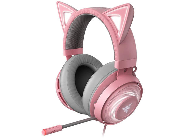 Слушалки Razer Kraken Kitty Edition - Quartz