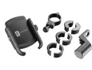Стойки за мобилни устройства Cellular line Rider Steel, черна
